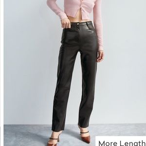 ARITZIA Wilfred MELINA super high rise pants in BLACK. NEW WITH TAGS